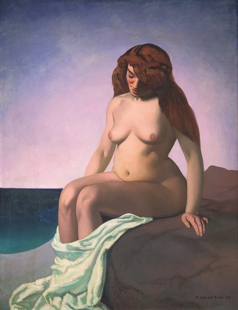 Félix Vallotton - 226, Bagnante sullo scoglio, 1909